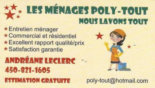 Les Ménages Poly-Tout à Laval